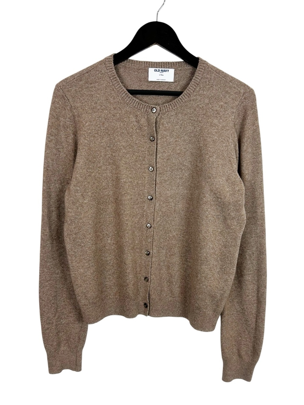 Old Navy So Soft Cardigan Women's Size Large Tall Taupe Brown